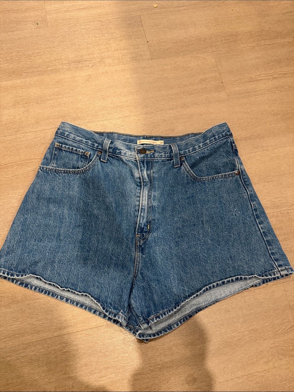 Levi's Women's Medium Blue Denim Jean Shorts